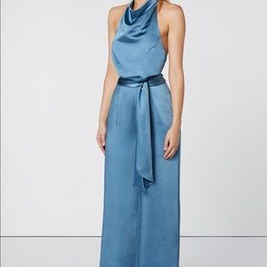 Elliatt Cherish Camo Green Halter Jumpsuit